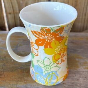Konitz Multicolor Floral German Porcelain Cup 11oz